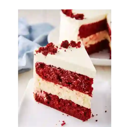 Porción de Torta Red Velvet