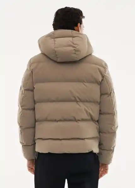 Abrigo Anorak Coli Topo Talla L Hombre Mango
