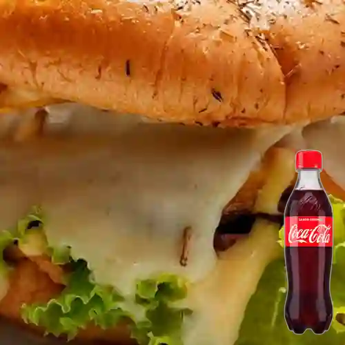 Combo Hamburguesa Fundida +cocacola Orig