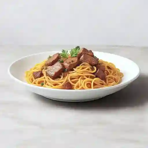 Lo mein con lomito de res - mediano