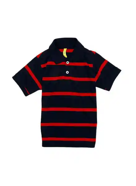 Camiseta Polo Manga Corta Niño Oscuro Talla 6 People