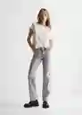 Pantalón Jean Low Tejano Gris Talla 18 Mango Teen Girl Mango