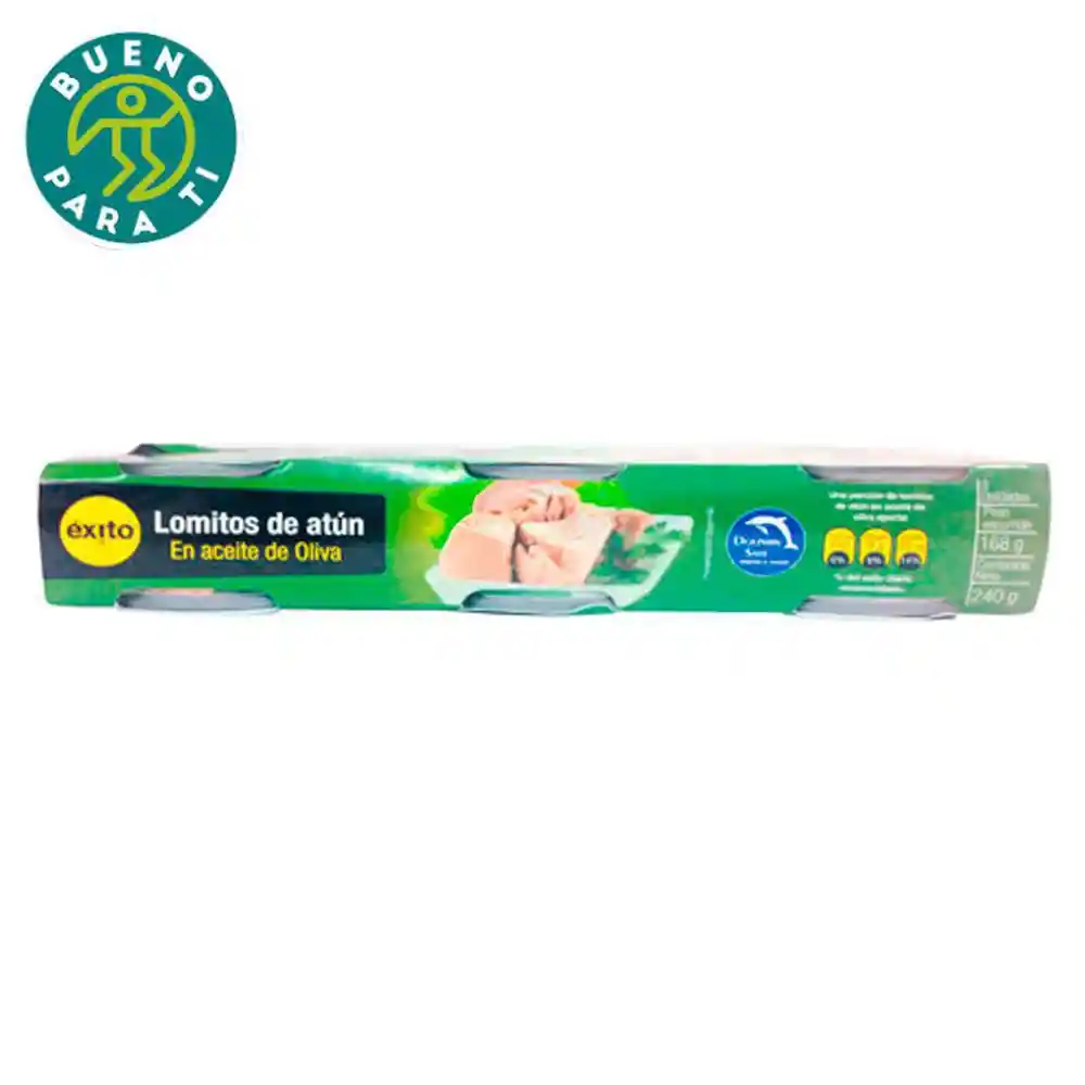  Lomitos De Atun En Aceite De Oliva Exito 