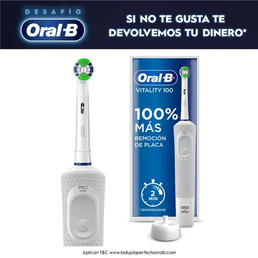 Cepillo Eléctrico Recargable Oral-B Vitality 100 1 Unidad
