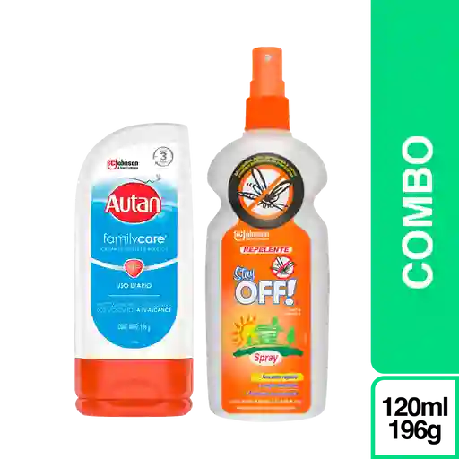 Combo Gratis Stay Off! Adultos + Autan Family Crema