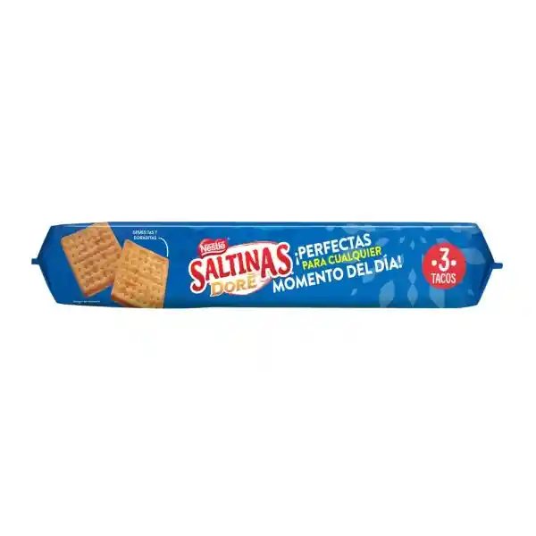 Galletas dulces SALTINAS DORÉ tipo cracker 3 tacos x 351g