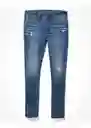 Jean Skinny Azul Talla 36 X 32 Hombre American Eagle