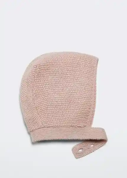 Gorro Capota Rosa Talla 62 Niños Mango