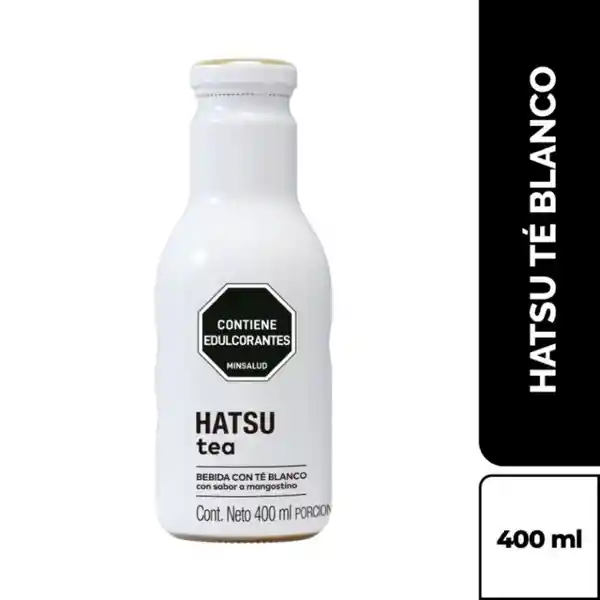 Hatsu té Blanco Vidrio 400 mL