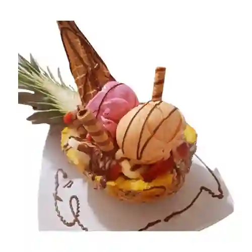 Piña Tropical con Helado