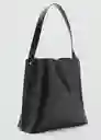 Bolso G Dots Negro Talla 99 Mujer Mango