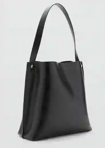 Bolso G Dots Negro Talla 99 Mujer Mango