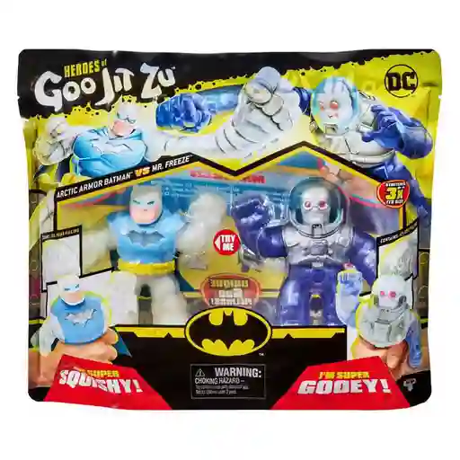 Goo Jit Zu Figura de Acción Fantasía Héroes Batman vs Mr. Freeze