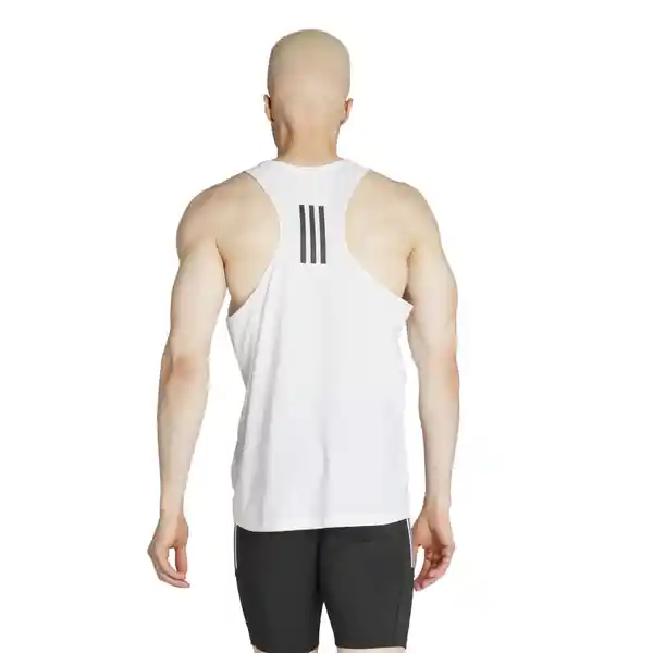 Adidas Camiseta Otr B Tank Para Hombre Blanco Talla M