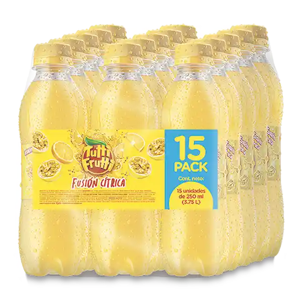 REFRESCO TUTTI FRUTI NARANJA 250mlX15u