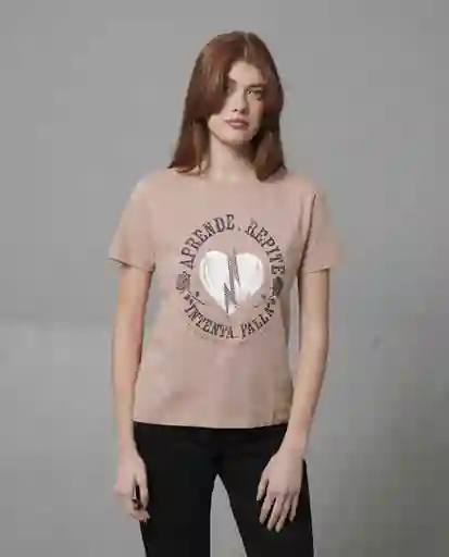 Camiseta Mujer Rosado Talla L 209G106_ROS171718 Rifle