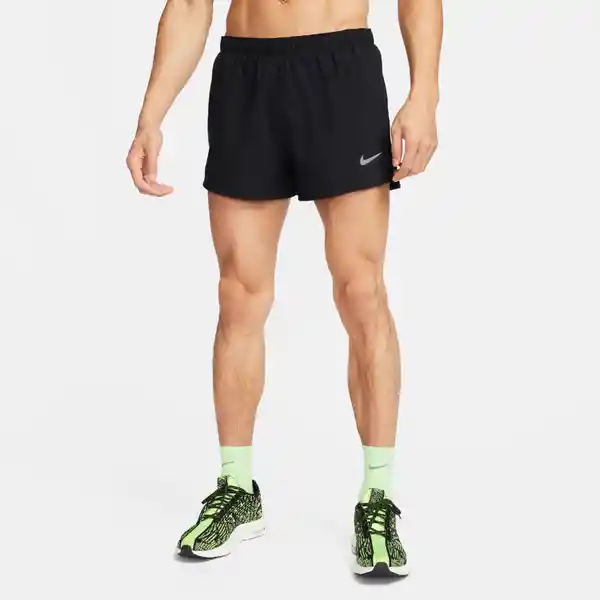 Nike Short Df Fast 3in Bf Para Hombre Negro Talla XL