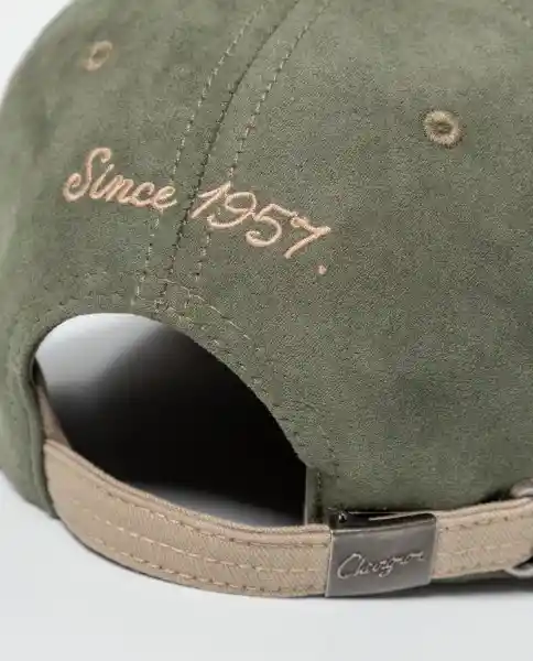 Gorra Suede Colorblock Verde Selvoso Ultraoscuro M Chevignon
