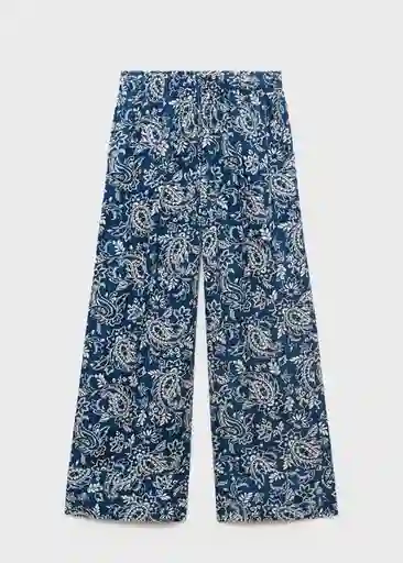 Pantalón Nemo Azul Talla XS Mujer Mango
