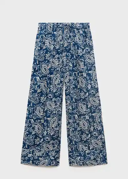 Pantalón Nemo Azul Talla XS Mujer Mango