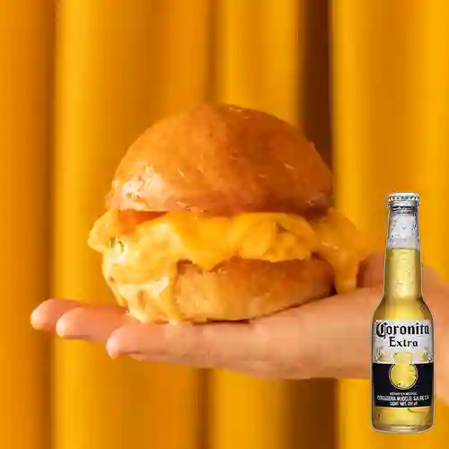 Combo Sándwich Sencillo + Cerveza Coronita Bot. 210ml