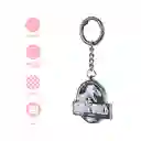 Llavero Logo Serie Jurassic World Plateado Miniso