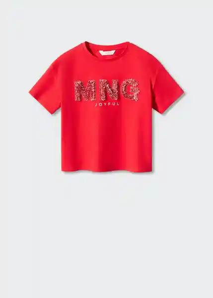 Camiseta Mngchiff Rojo Talla 10 Niñas Mango