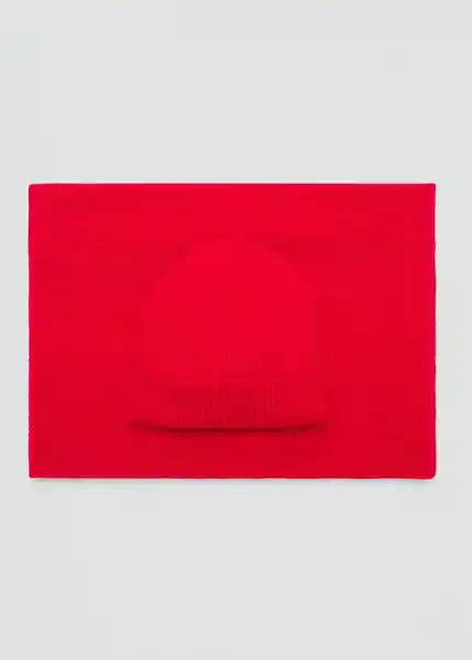 Gorro Onix Rojo Talla 99 Mujer Mango