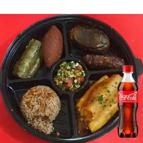 Combo Plato Mixto Arabe + Coca Cola Original 400 ml
