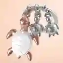 Metalmorphose Llavero Familia de Tortugas