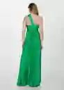 Vestido Claudi Verde Talla M Mujer Mango