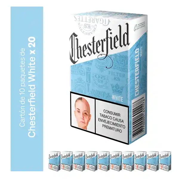 Chesterfield White X20 Cigarrillos Cartón