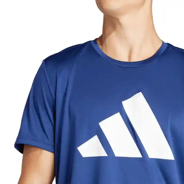 Adidas Camiseta Run it Tee Hombre Azul Talla L Ref: IN0076