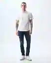 Camisa Hombre Blanco Talla M 811G005_BLA110601 Americanino