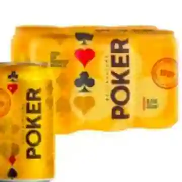 6Cerveza Poker 330Ml