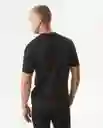 Camiseta Small Graphic Masculino Negro Sombrio Talla M Chevignon