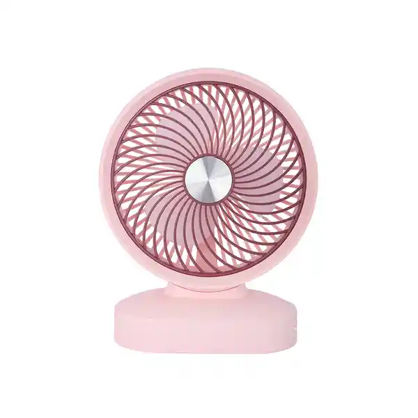 Ventilador de Escritorio Rosa Serie Miniso