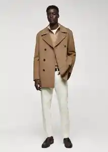 Abrigo Tinof Camel Talla XXL Hombre Mango