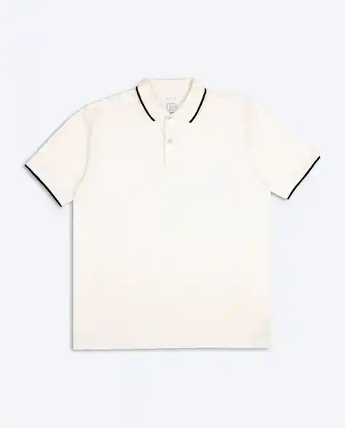 Camiseta Polo Iconica Hombre Crudo Marfil Claro T L 34831 Rifle