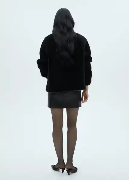 Chaqueta Mozart Negro Talla M Mujer Mango