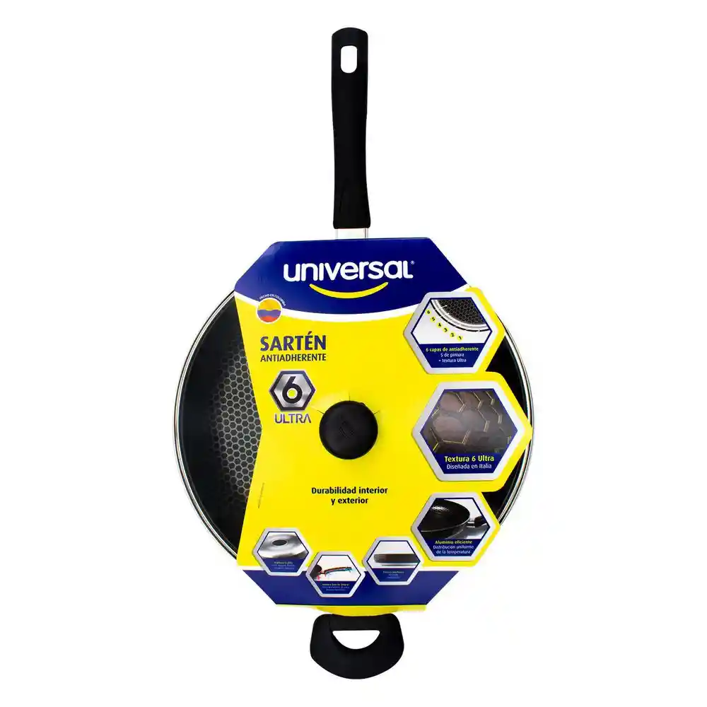 Universal Sartén Tapa de Vidrio Ultra 30 cm