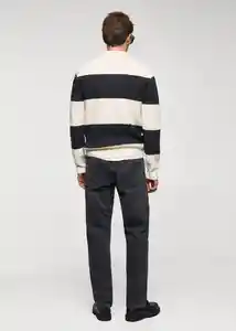 Camiseta Polo Vedder Offwhite Talla XL Hombre Mango