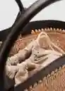 Bolso G Nido Chocolate Talla 99 Mujer Mango