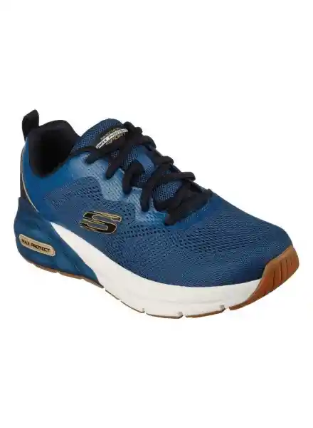 Skechers Tenis Max Protect Para Hombre Color Azul Talla 9