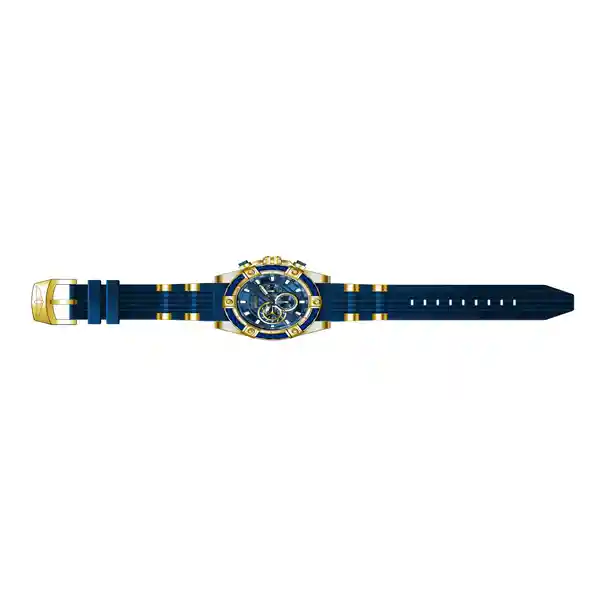 Invicta Reloj Hombre Dorado Azul Inv25527