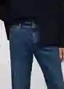 Jean Jan Tejano Oscuro Talla 36 Hombre Mango