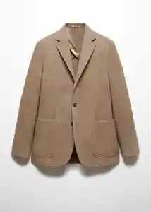 Blazer Americana Molina Beige Talla 46 Hombre Mango