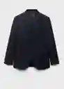 Blazer Americana Milan Navy Talla 50 Hombre Mango