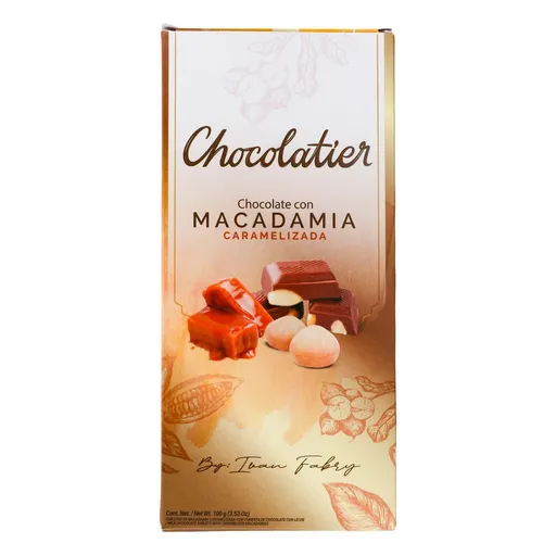 Chocolatier Chocolate con Macadamia Caramelizada