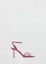 Sandalias Zazo Rojo Talla 37 Mujer Mango